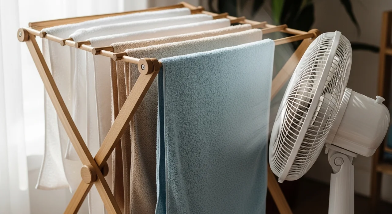 완벽한 건조: 햇빛보다 통풍