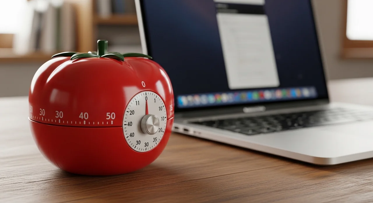 마감 시간을 정해두는 '뽀모도로' 기법