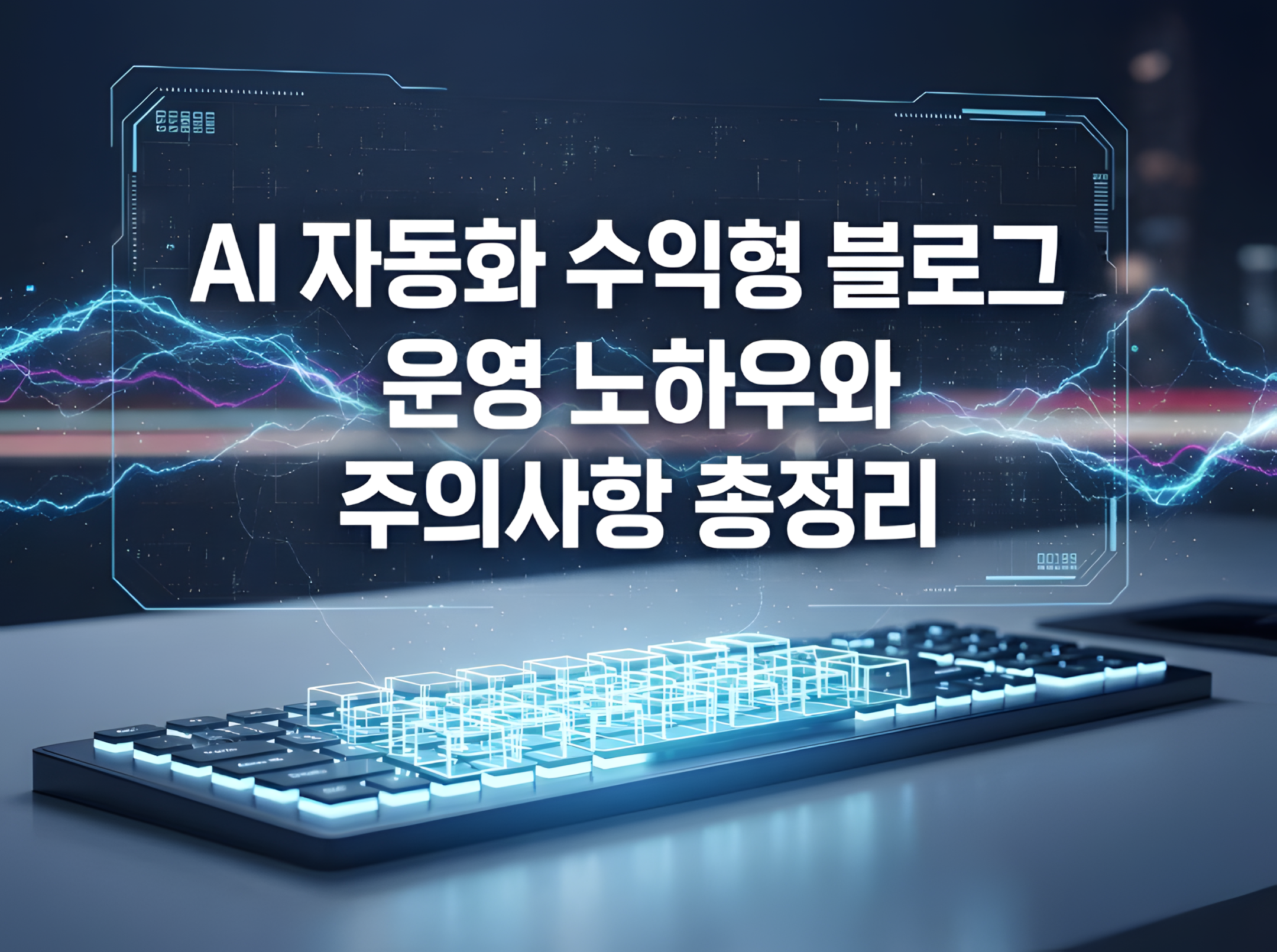 AI 자동화 포스팅으로 만드는 수익형 블로그: 운영 노하우와 주의사항 총정리